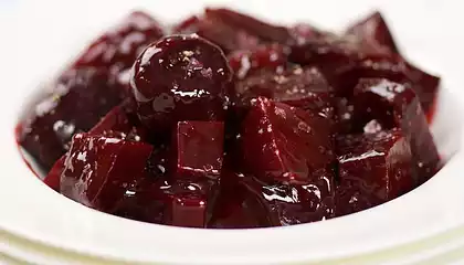 Beets Glazed with Orange Vinaigrette