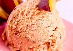 Plum Ice Cream Souffles with Spiced-Plum Sauce