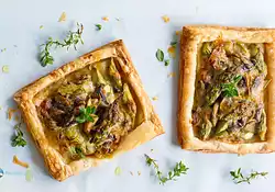 Asparagus and Mushroom Tarts