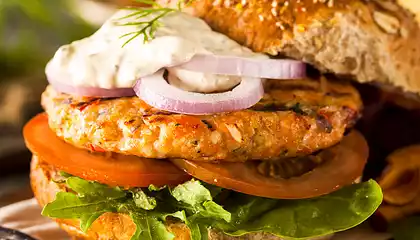 Super Salmon Burgers