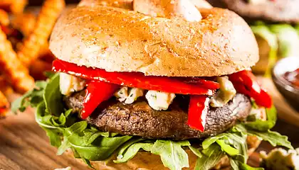 Grilled Portobello Mushroom Burgers