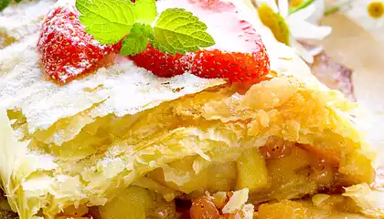 Apple-Apricot Strudel