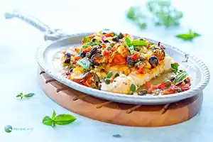 Baked Cod Provencal