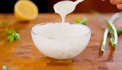 Creamy Herbed Lemon Dipping Sauce