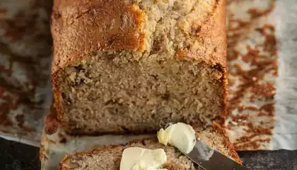 Vanilla Bean Banana Bread 