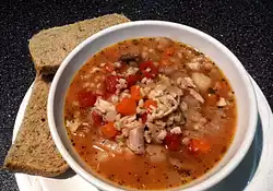 Grandma's Chicken and Barley Soup