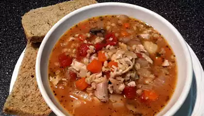 Grandma's Chicken and Barley Soup