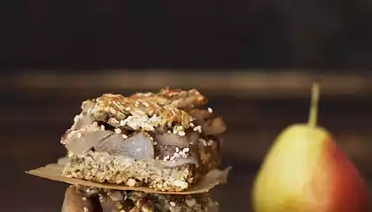 Pear Granola Bars 