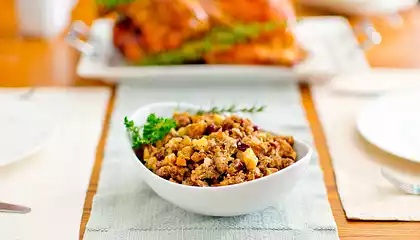 Sausage, Apple and Cranberry Turkey Stuffing 