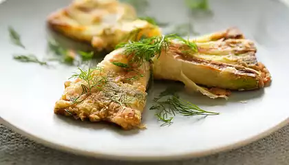 Fried Leeks with Tarragon