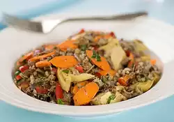 Wild Rice and Artichoke Salad