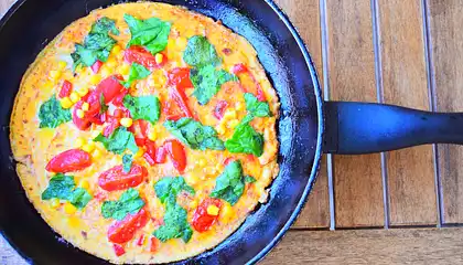 Sweetcorn Omelette