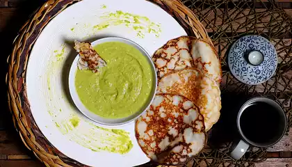 Split Pea Hummus with Coconut Naan Bread