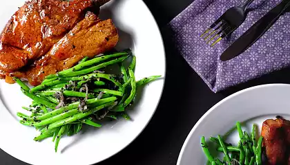 Orange Marmalade Glazed Chops