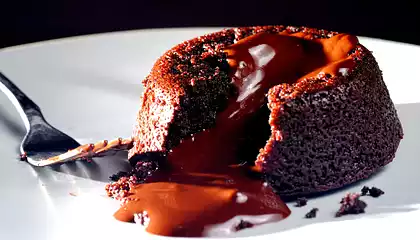 Vegan Chocolate Lava Cake