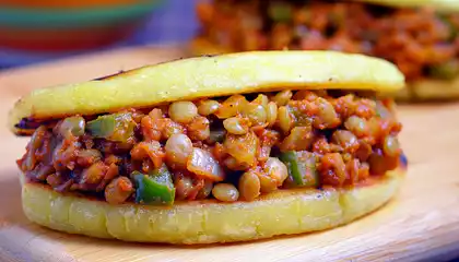 Lentil Sloppy Joes in Plantain Buns