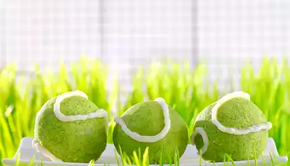 Tennis Ball Spinach Cakes