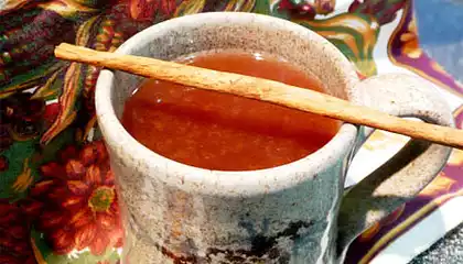 Spiced Cider with Cranberries (crockpot)