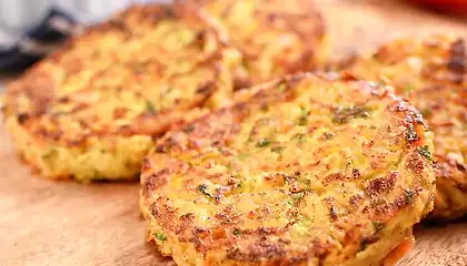 Curry-Spiked Vegetable Latkes