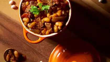 Beef Chili with Navy Beans