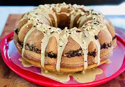 Almond Streusel Bundt Cake and Coffee Glaze