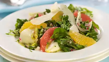 Citrus Salad with Watercress and Shaved Parmesan 
