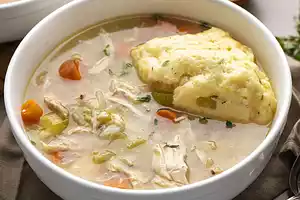 Leftover Chicken and Dumpling Casserole