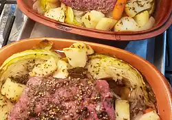 New England Boiled Dinner (Clay Pot)