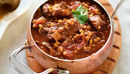 Hungarian Beef & Barley Stew (Instant Pot)