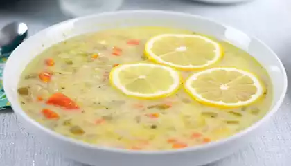 Keto Lemon Chicken Soup Recipe