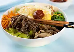 Korean Soba Noodles with Vegetables