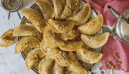 Lebanese Stuffed Pancakes 