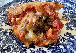Quick Bisquick Upside-Down Pizza