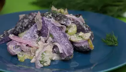 Purple Potato Salad
