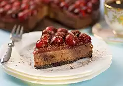 Black Forest Cherry Cheesecake