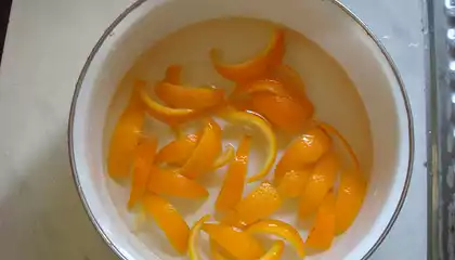 Homemade  Sweet Orange Peel