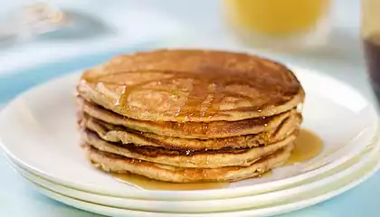 Buttermilk Whole Wheat Pancakes with Orange Zest