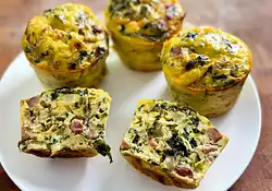 Eggs Florentine Ham & Cheese Cups