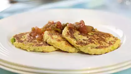 Corn and Parsnip Cakes