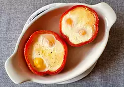 Eggs Baked in Peppers