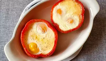 Eggs Baked in Peppers
