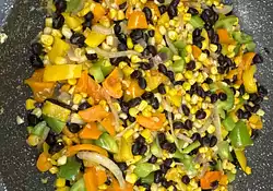 Black Bean, Corn and Bell Pepper Salad