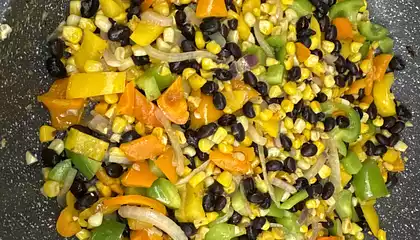 Black Bean, Corn and Bell Pepper Salad