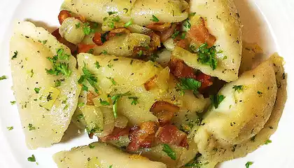 Butter and Bacon Perogies