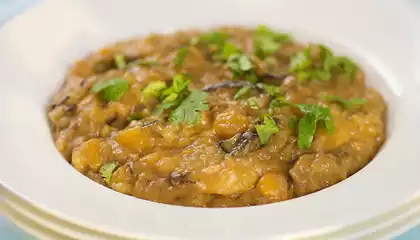 Butternut Squash and Shiitake Mushroom Risotto