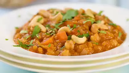 Chickpea, Lentil and Winter Squash Stew