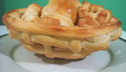 Homemade Bread dough Basket