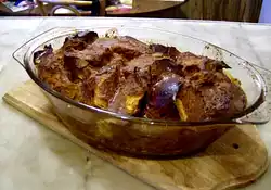 Caramel Croissant Pudding