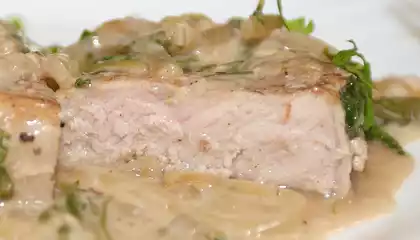 Crockpot Pork Chops with Mushroom Sauce