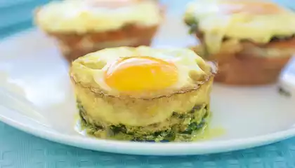 Baked Green Eggs 